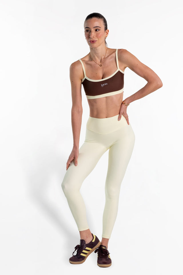 Contrast Bra | Chocolate