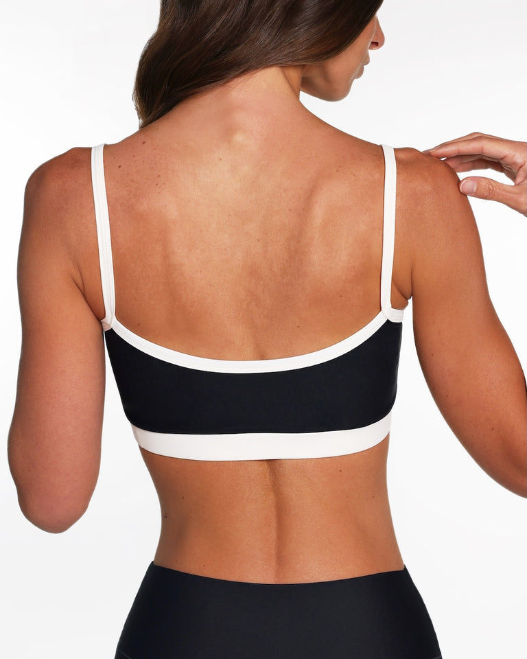 Contrast Bra | Caviar Black
