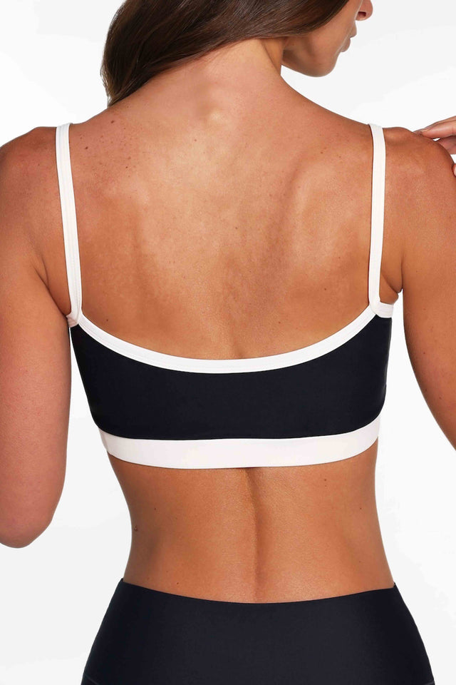 Contrast Bra | Caviar Black