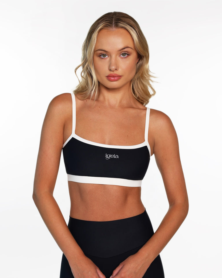 Contrast Bra | Caviar Black