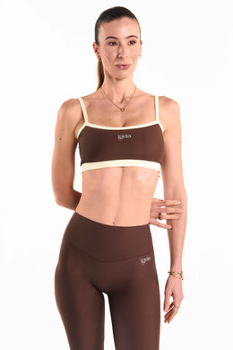 Contrast Bra | Chocolate