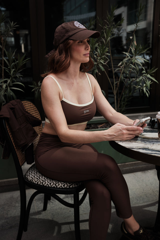 Contrast Bra | Chocolate