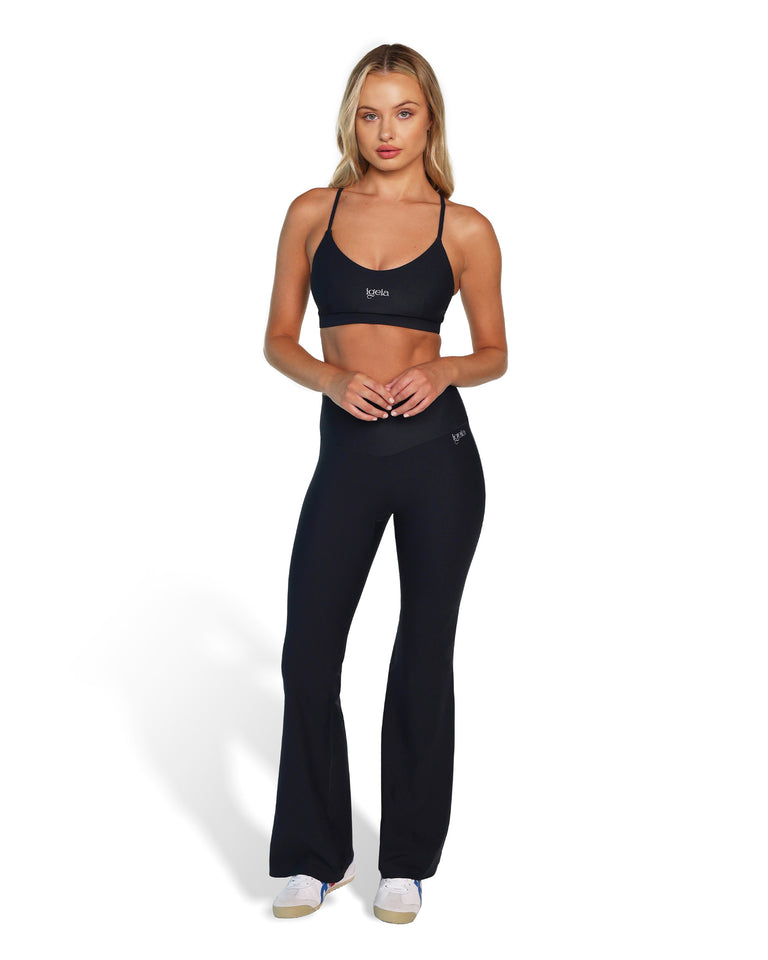 Classic Flares | Caviar Black