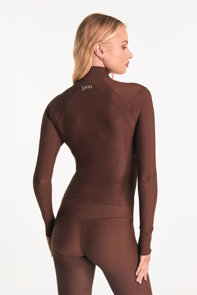 Sculpt Jacket | Chocolate