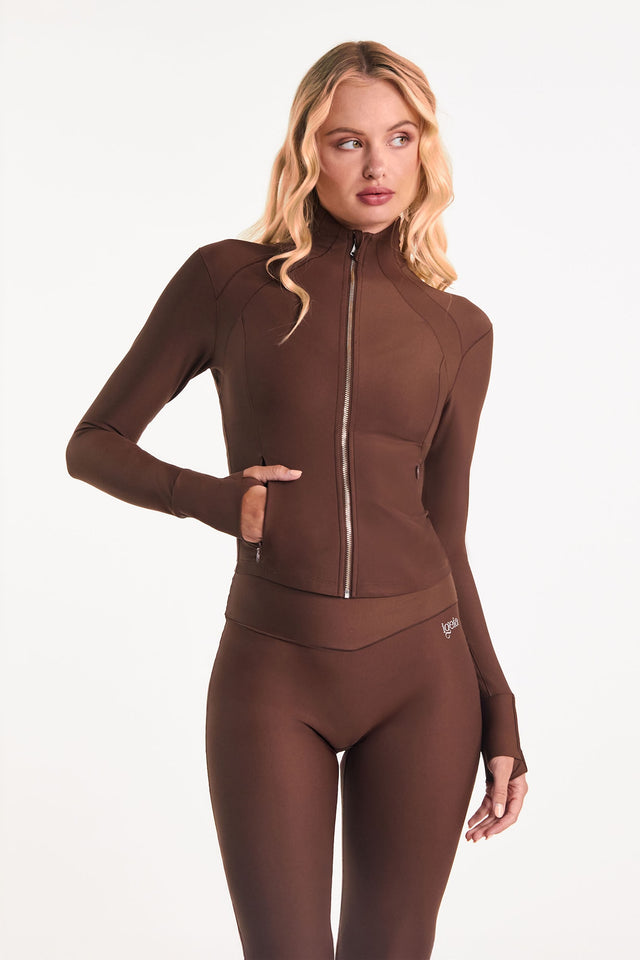 Sculpt Jacket | Chocolate
