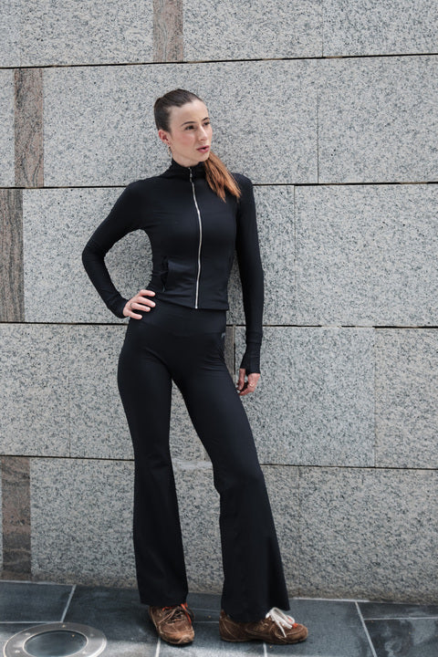 Classic Flares | Caviar Black