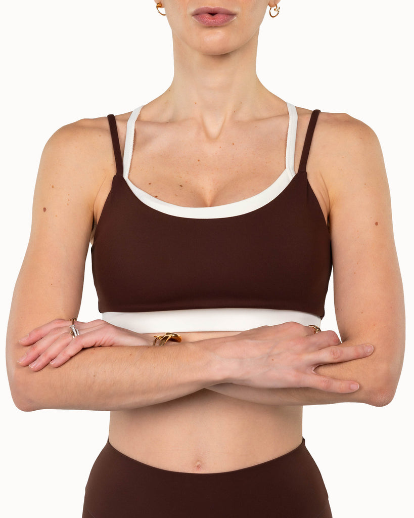 Support Bra Warm Luxe™ | Chocolate + Whipped Cream