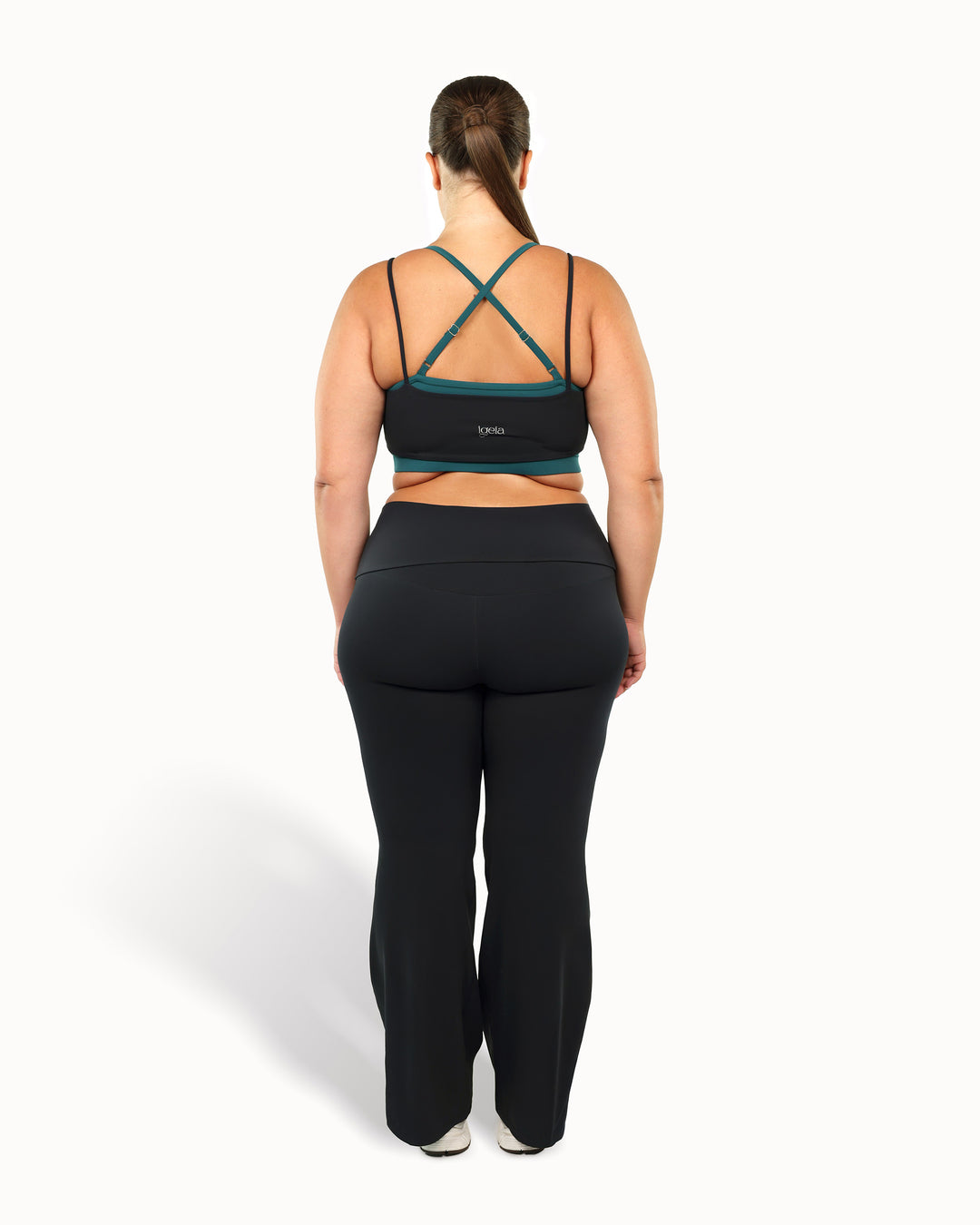 Support Bra Warm Luxe™ | Pine Needle + Truffle Black