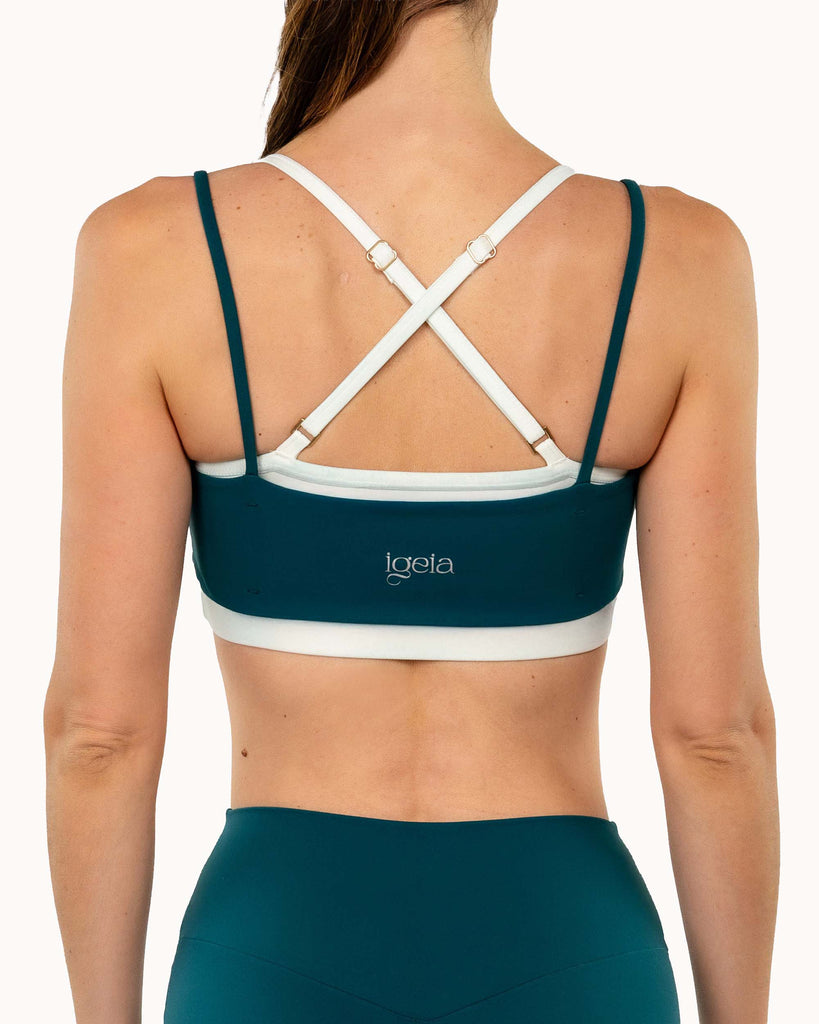 Support Bra Warm Luxe™ | Pine Needle + Whipped Cream