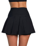 Amalfi Skort Light Luxe™ | Caviar Black
