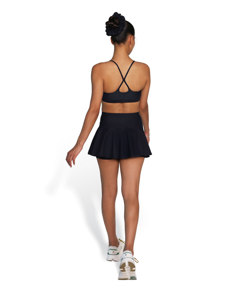 Amalfi Skort | Caviar Black