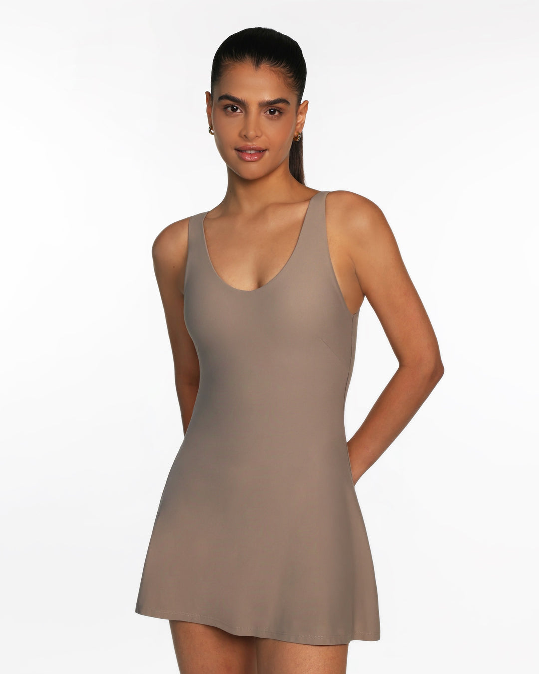 Capri Mini Dress Light Luxe™ | Iced Coffee