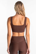 Square Neck Bra Light Luxe™ | Chocolate