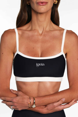 Contrast Bra | Caviar Black
