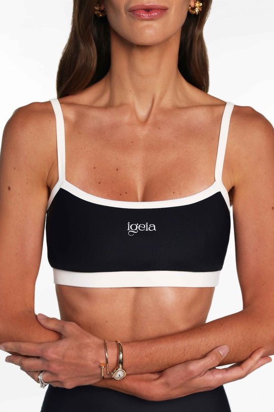 Contrast Bra | Caviar Black