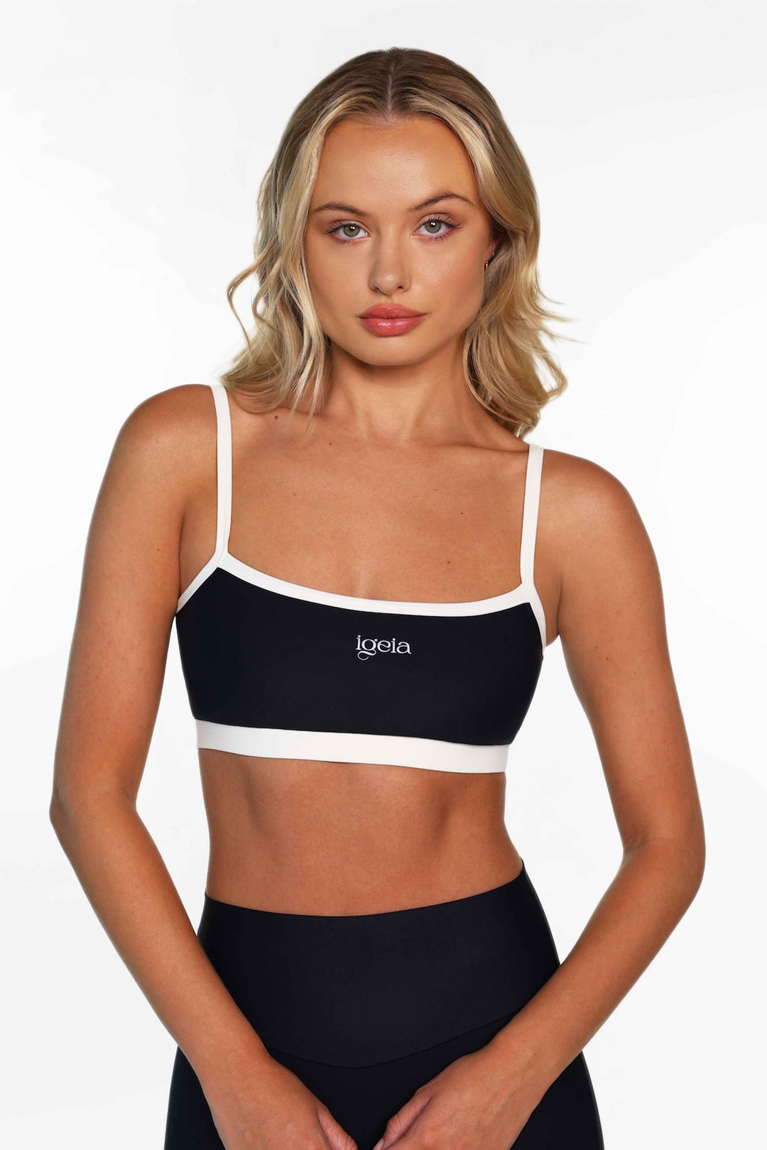 Contrast Bra | Caviar Black