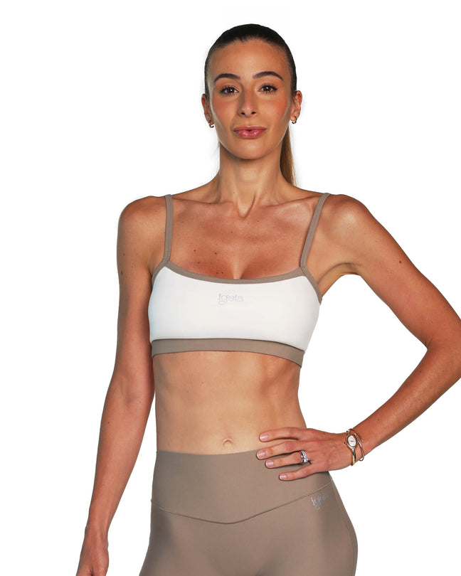 Contrast Bra Light Luxe™ | Panna Cotta/Iced coffee