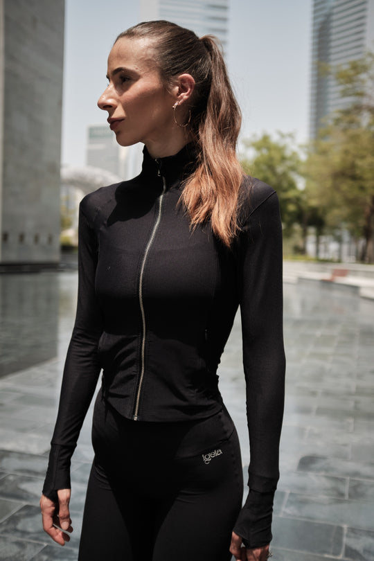Sculpt Jacket Light Luxe™ | Caviar Black