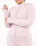 Sculpt Jacket | Rosé