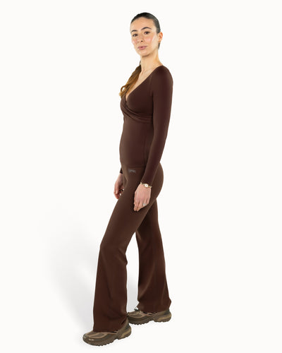 Heartwrap Top Warm Luxe™ | Chocolate image 2