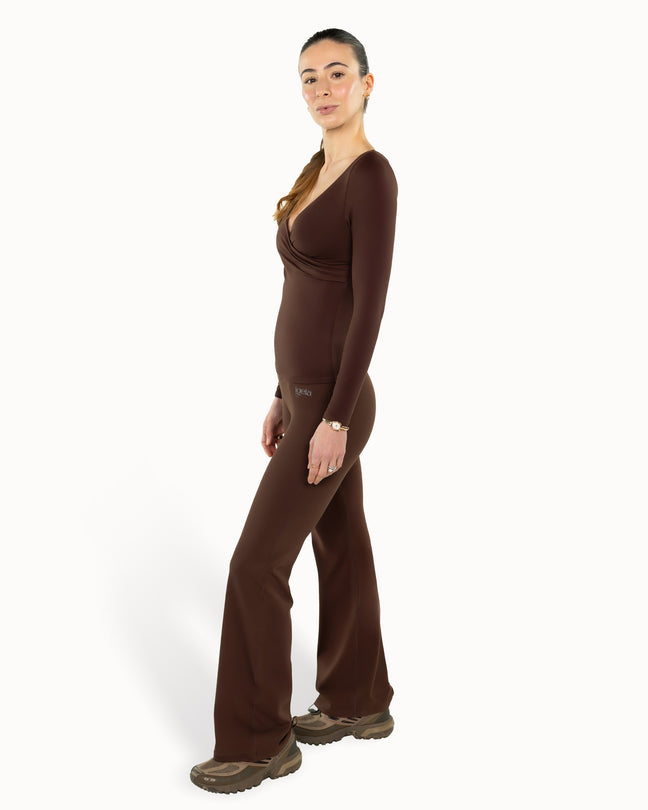 Heartwrap Top Warm Luxe™ | Chocolate