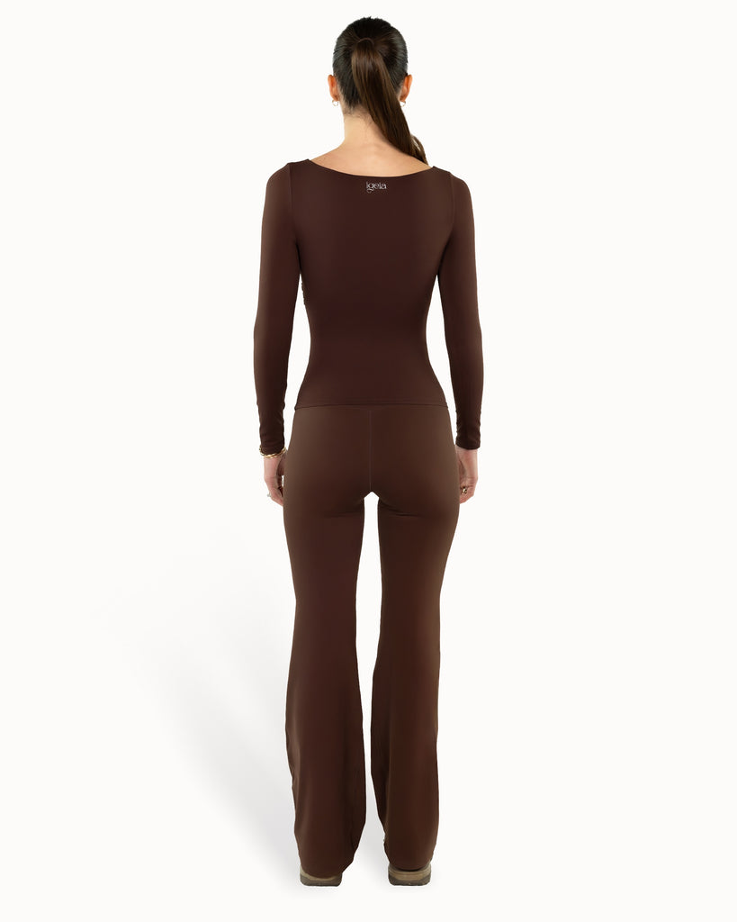 Heartwrap Top Warm Luxe™ | Chocolate