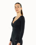 Heartwrap Top Warm Luxe™ | Truffle Black