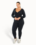 Heartwrap Top Warm Luxe™ | Truffle Black