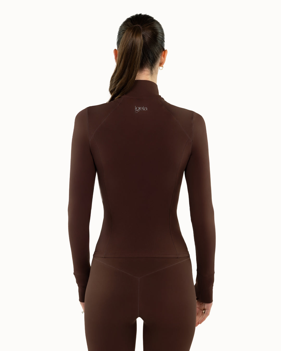 Long Sculpt Jacket Warm Luxe™ | Chocolate