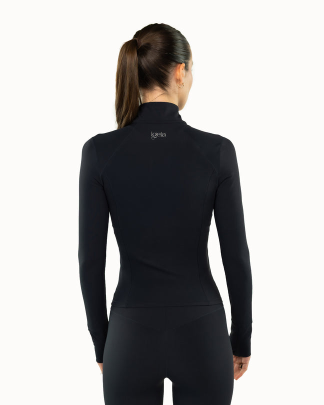 Long Sculpt Jacket Warm Luxe™ | Truffle Black