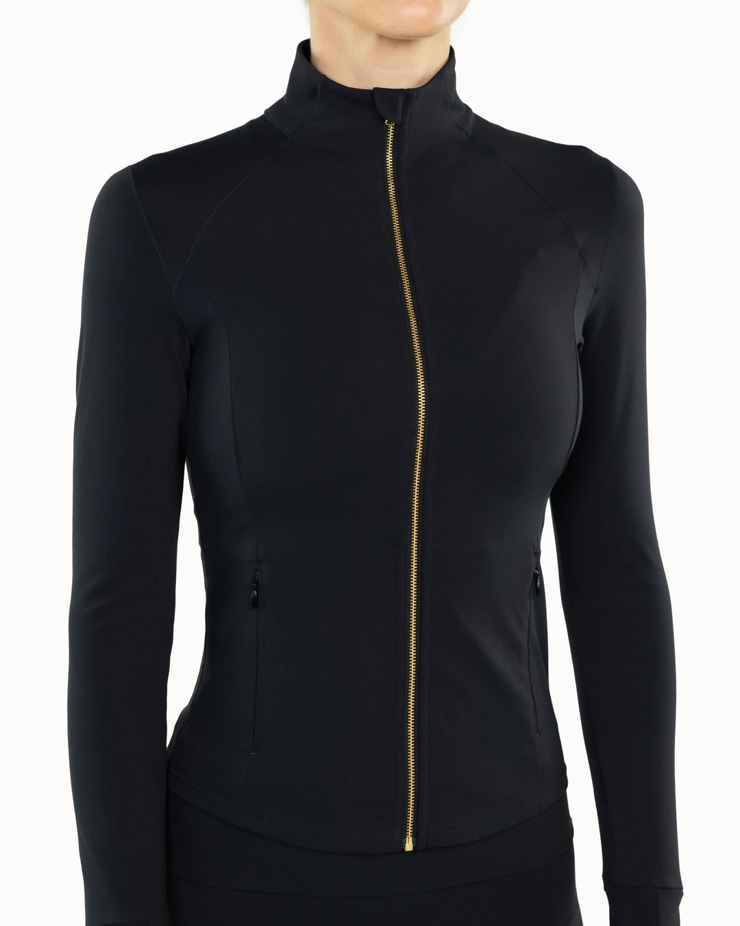 Long Sculpt Jacket Warm Luxe™ | Truffle Black