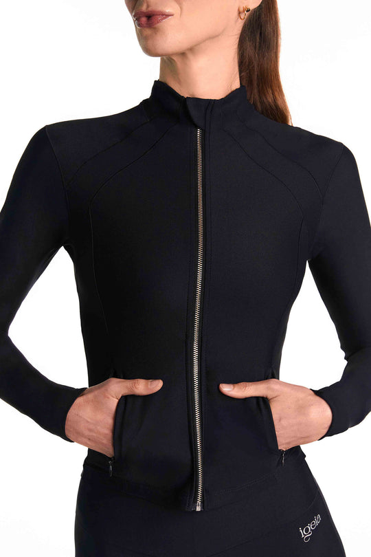 Sculpt Jacket Light Luxe™ | Caviar Black