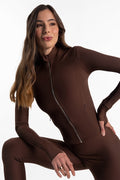 Sculpt Jacket Light Luxe™ | Chocolate