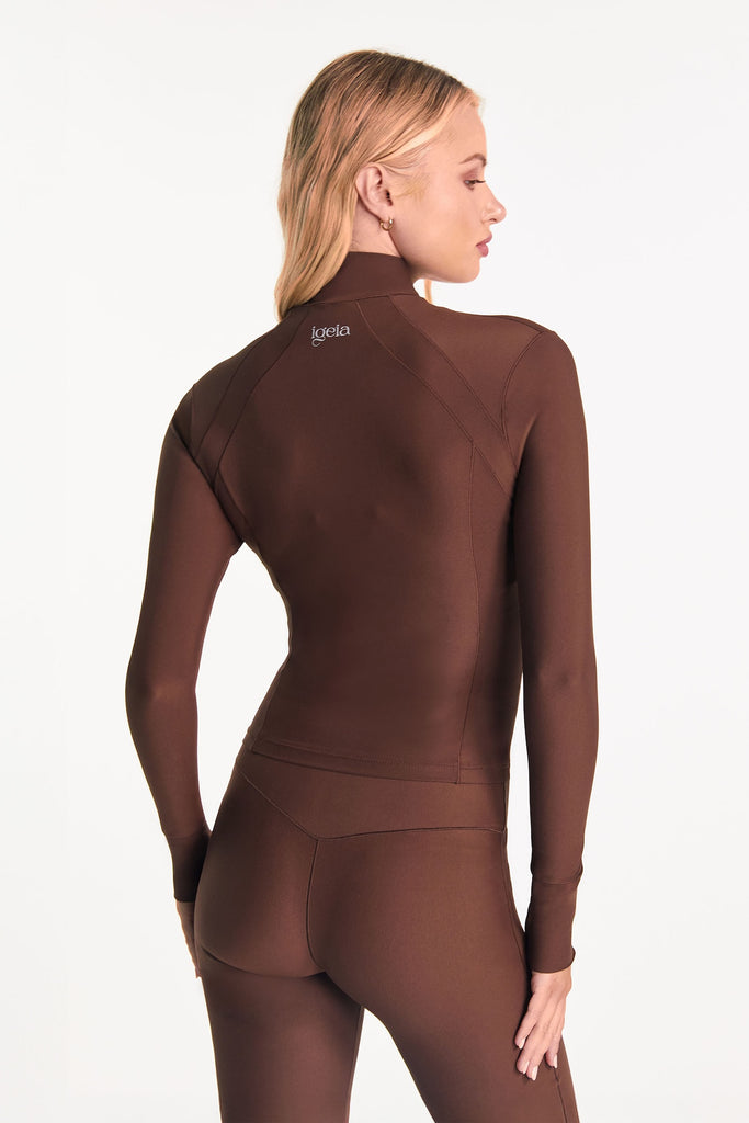 Sculpt Jacket | Chocolate