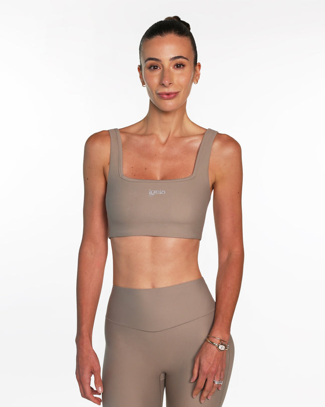 Square Neck Bra Light Luxe™ | Iced Coffee