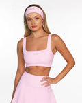 Square Neck Bra Light Luxe™ | Candy Pink