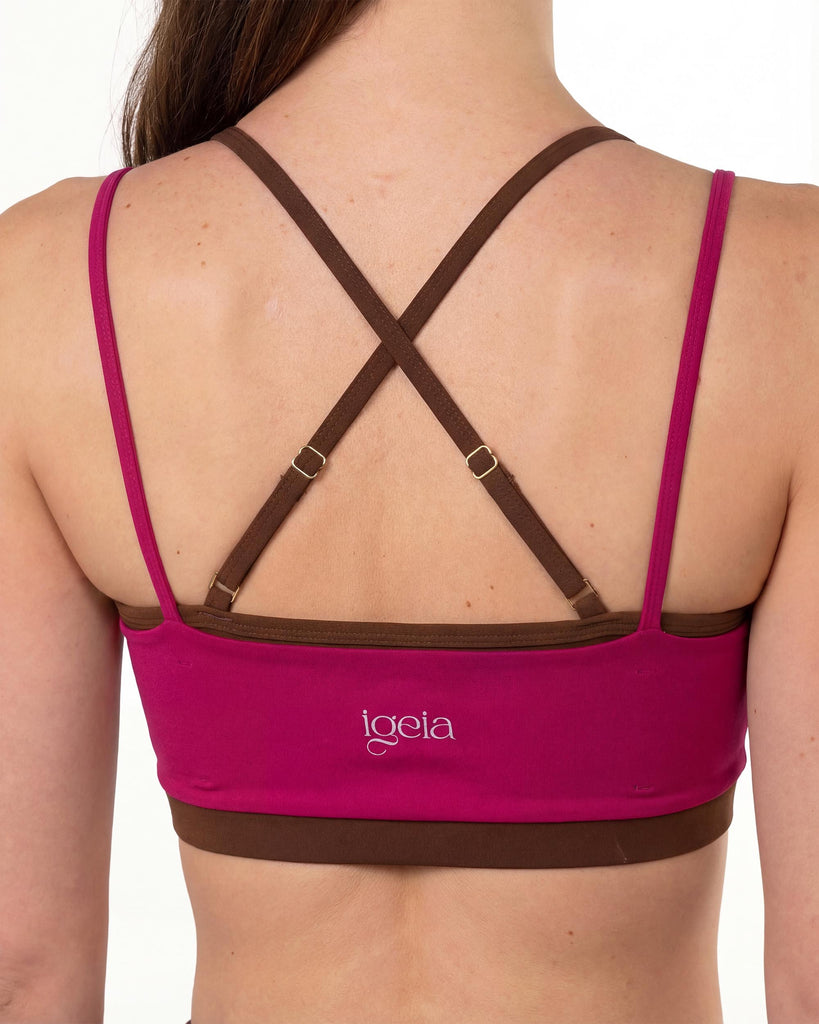 Support Bra | Chocolate + Cherry