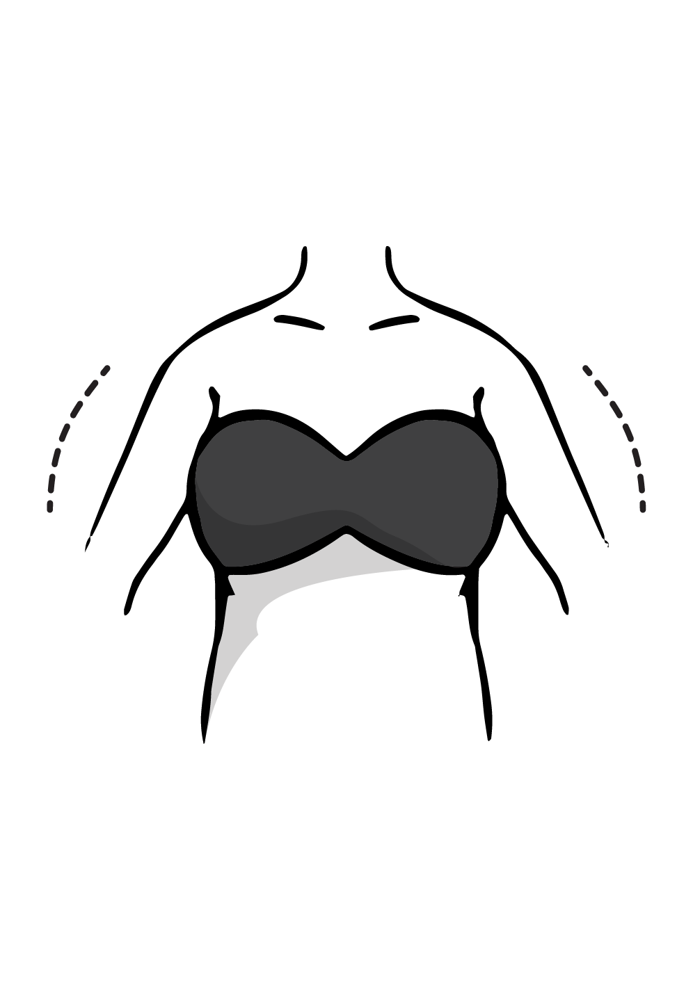 Broad chest