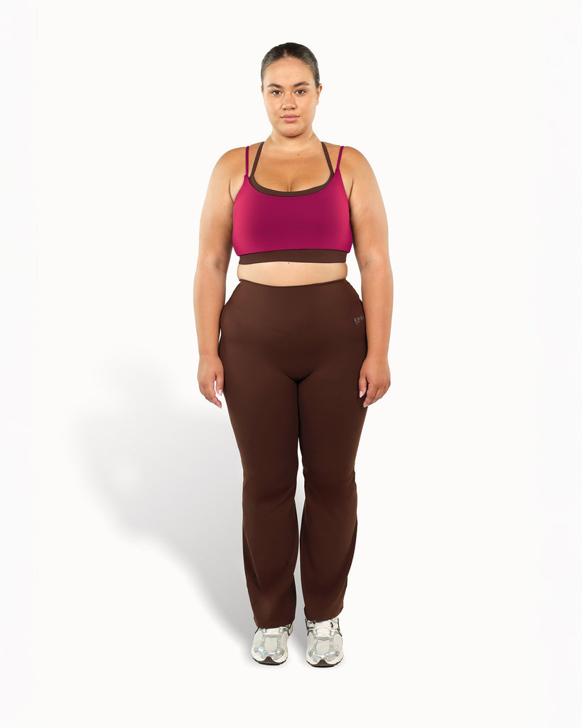 Support Bra | Chocolate + Cherry